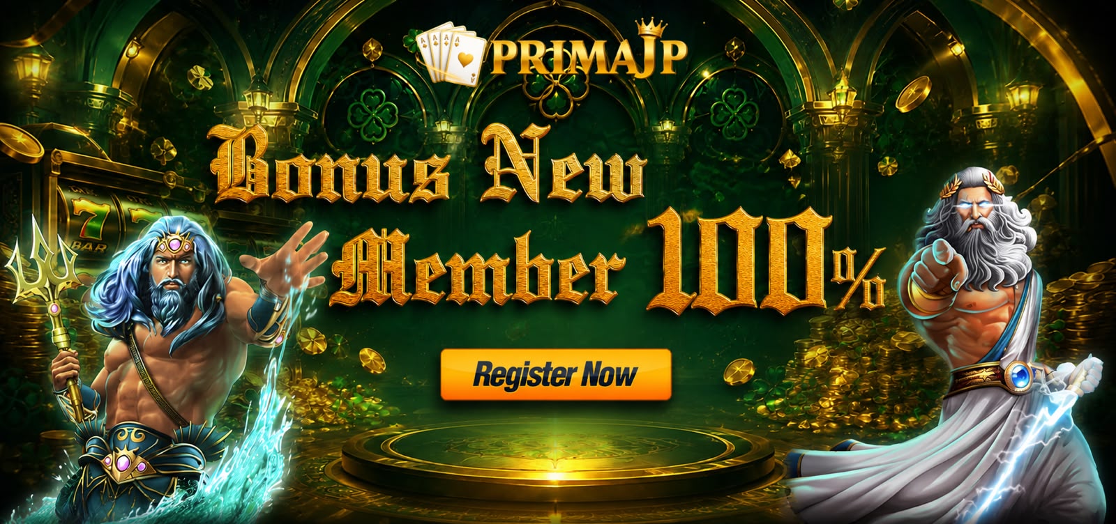 WELCOME BONUS NEW MEMBER 100%