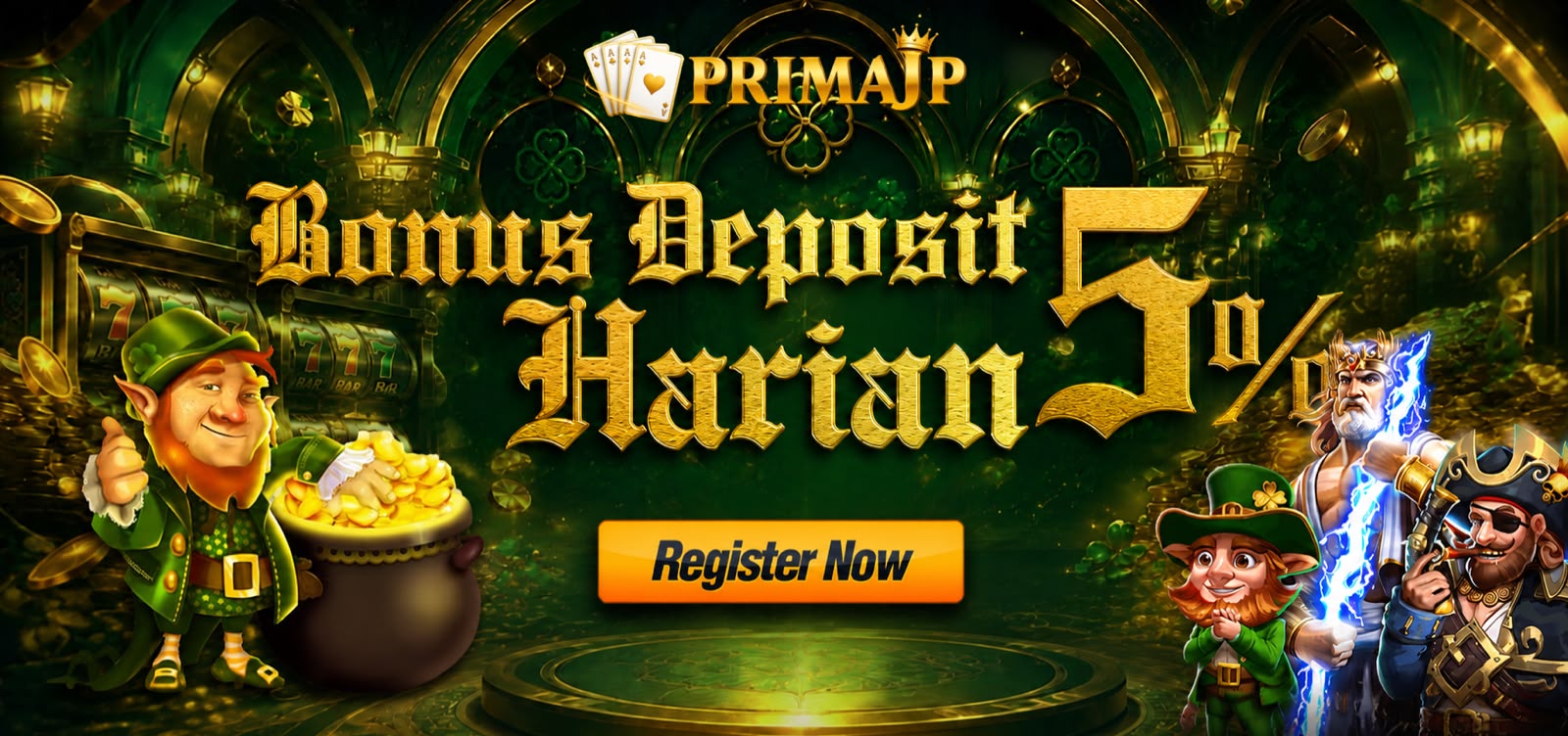 BONUS DEPOSIT HARIAN 5%