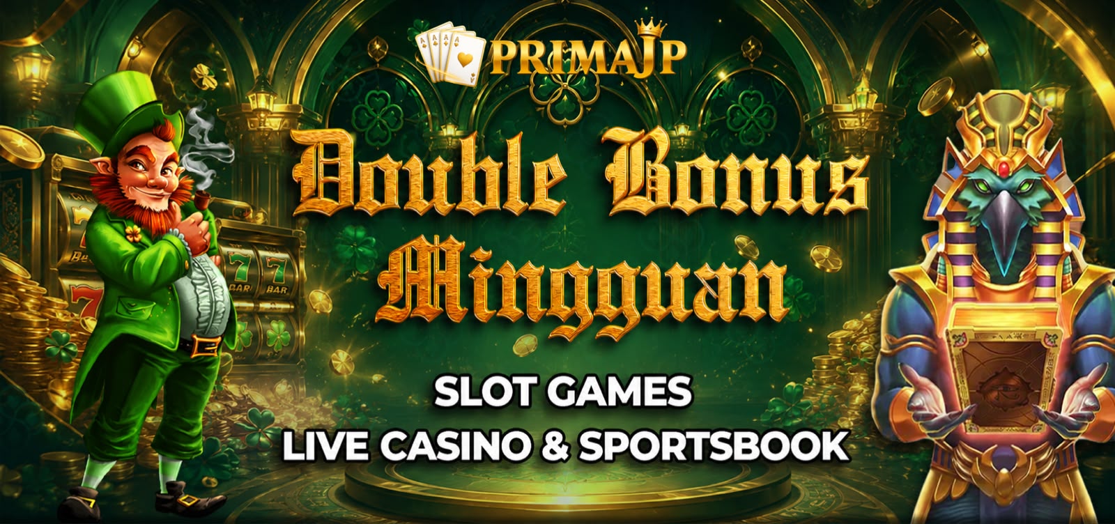 DOUBLE BONUS MINGGUAN [CASHBACK + ROLLINGAN]